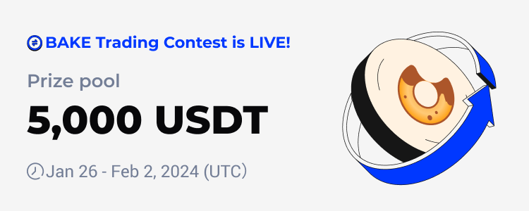 Giao Dịch để Chia Sẻ 5,000 USDT! HTX Tổ Chức Cuộc Thi Giao Dịch BAKE vào Ngày 26 Tháng 1, 2024