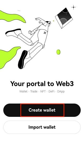 Bước 2: Chọn “Create Wallet”.