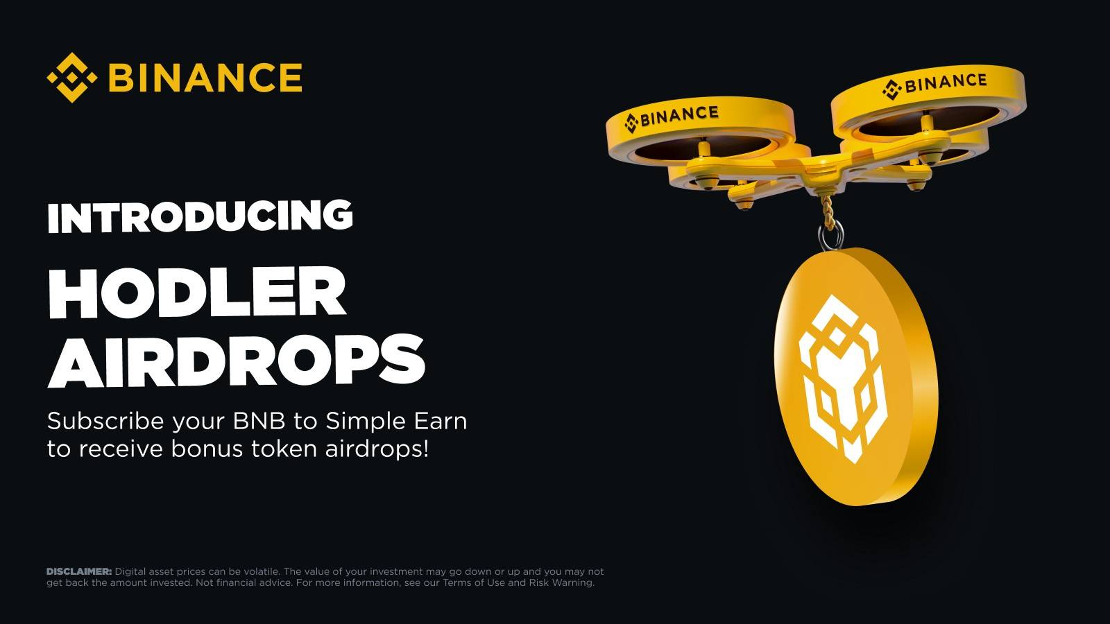 Binance Ra Mắt Chương Trình Airdrop Dành Cho Người Nắm Giữ BNB