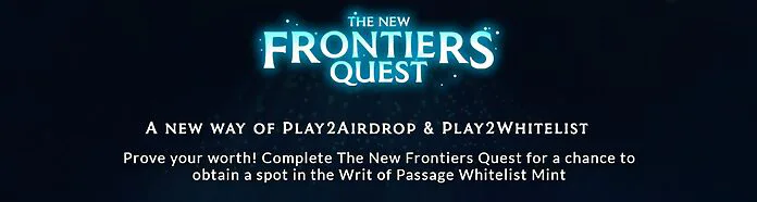 Event “The New Frontiers Quest”