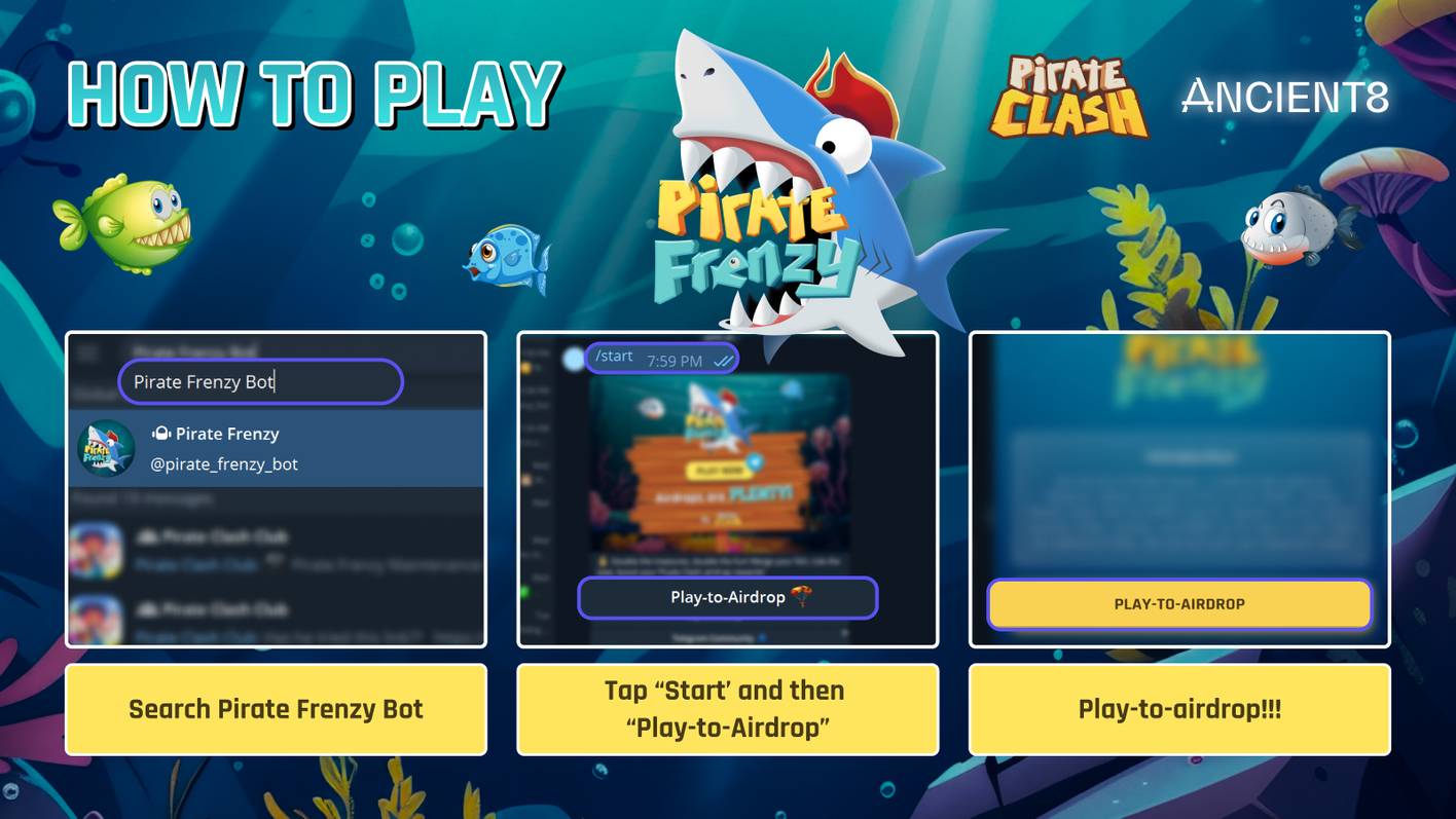 Hướng dẫn chơi Pirate Frenzy